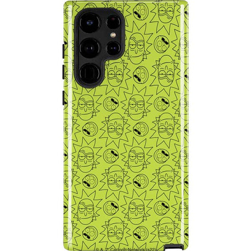 Adult Swim Rick and Morty Rick and Morty All Over Print Galaxy S25 Ultra Impact Case